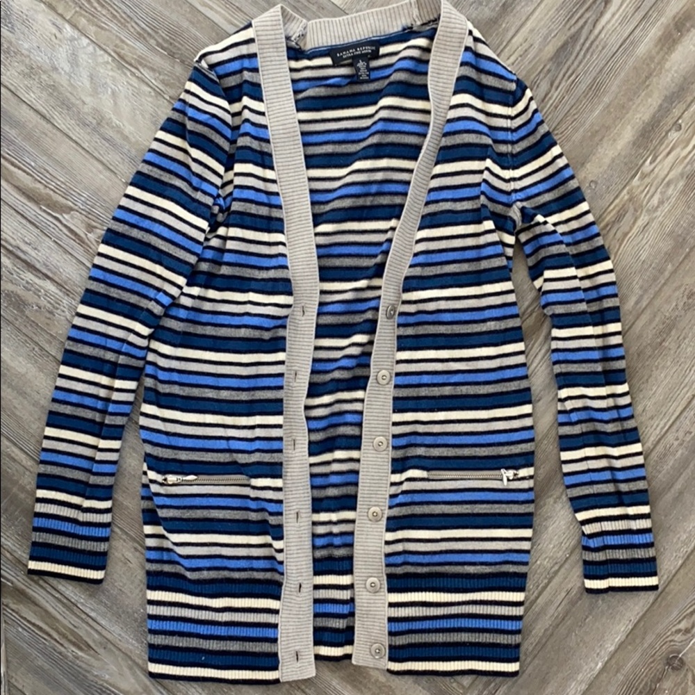Striped cardigan